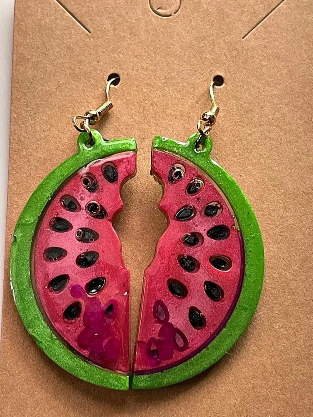 Watermelon Statement Earrings